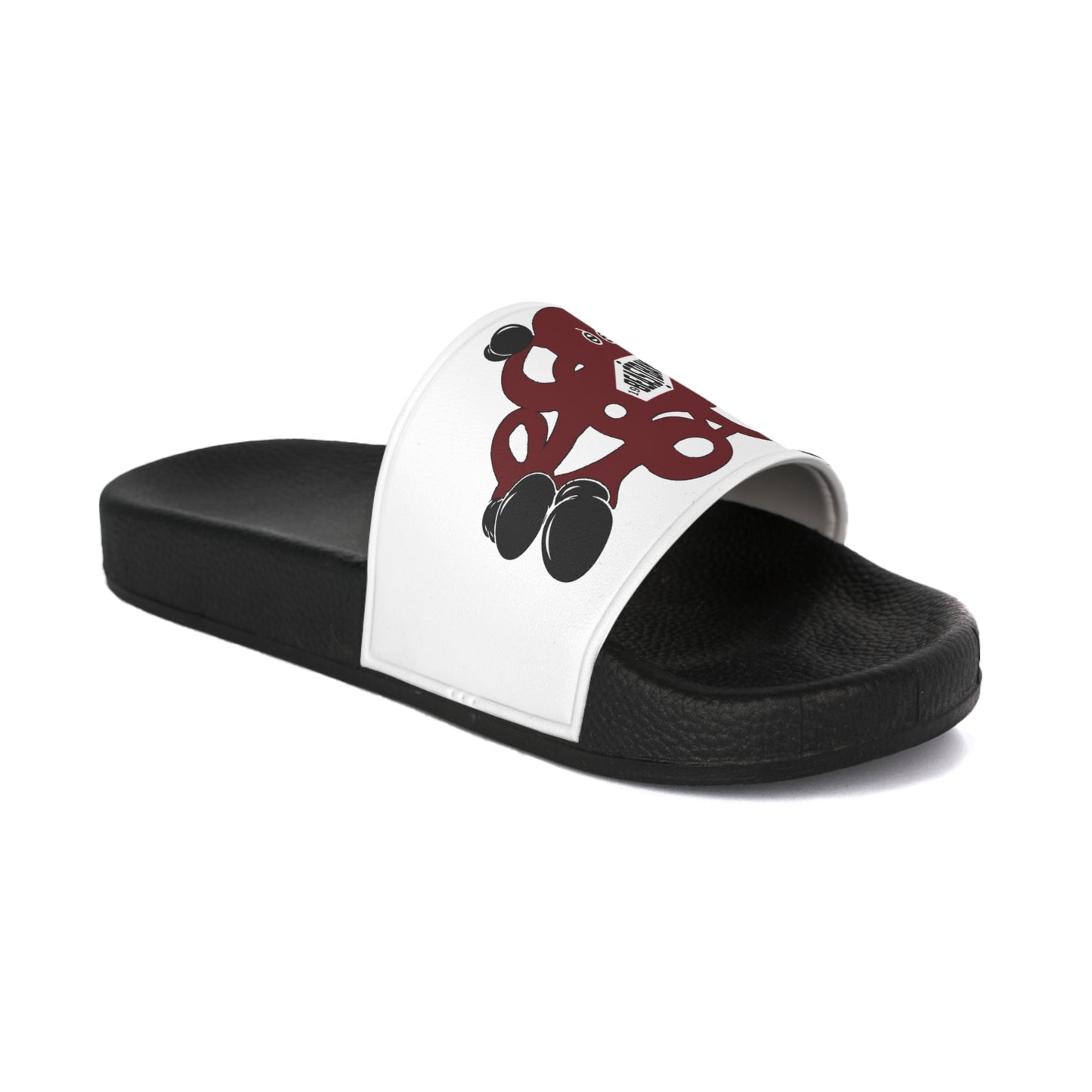 Men's Red Celtic Knot Graphic Slide Sandals For Pool And Beach