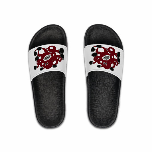 Men's Red Celtic Knot Graphic Slide Sandals For Pool And Beach