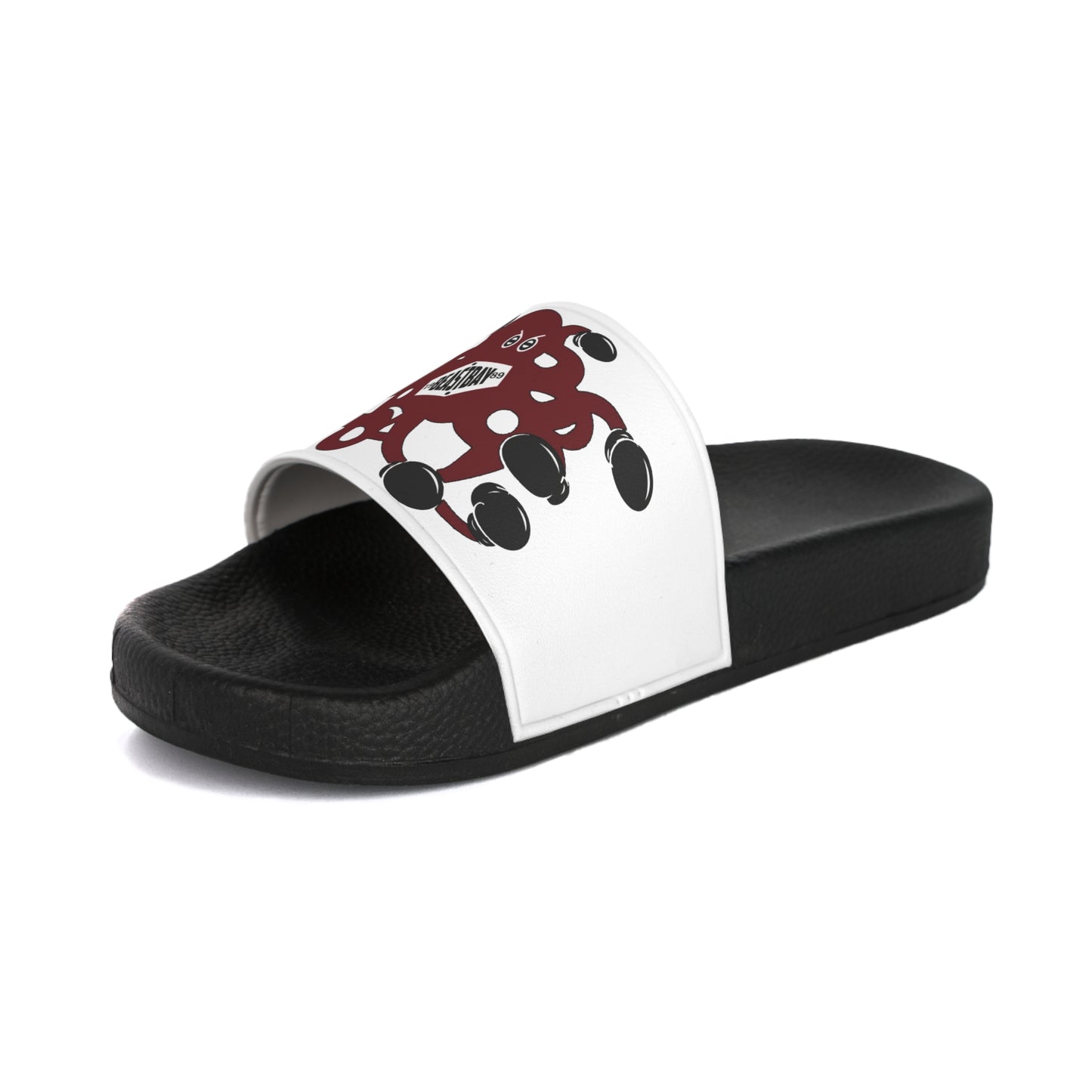 Men's Red Celtic Knot Graphic Slide Sandals For Pool And Beach